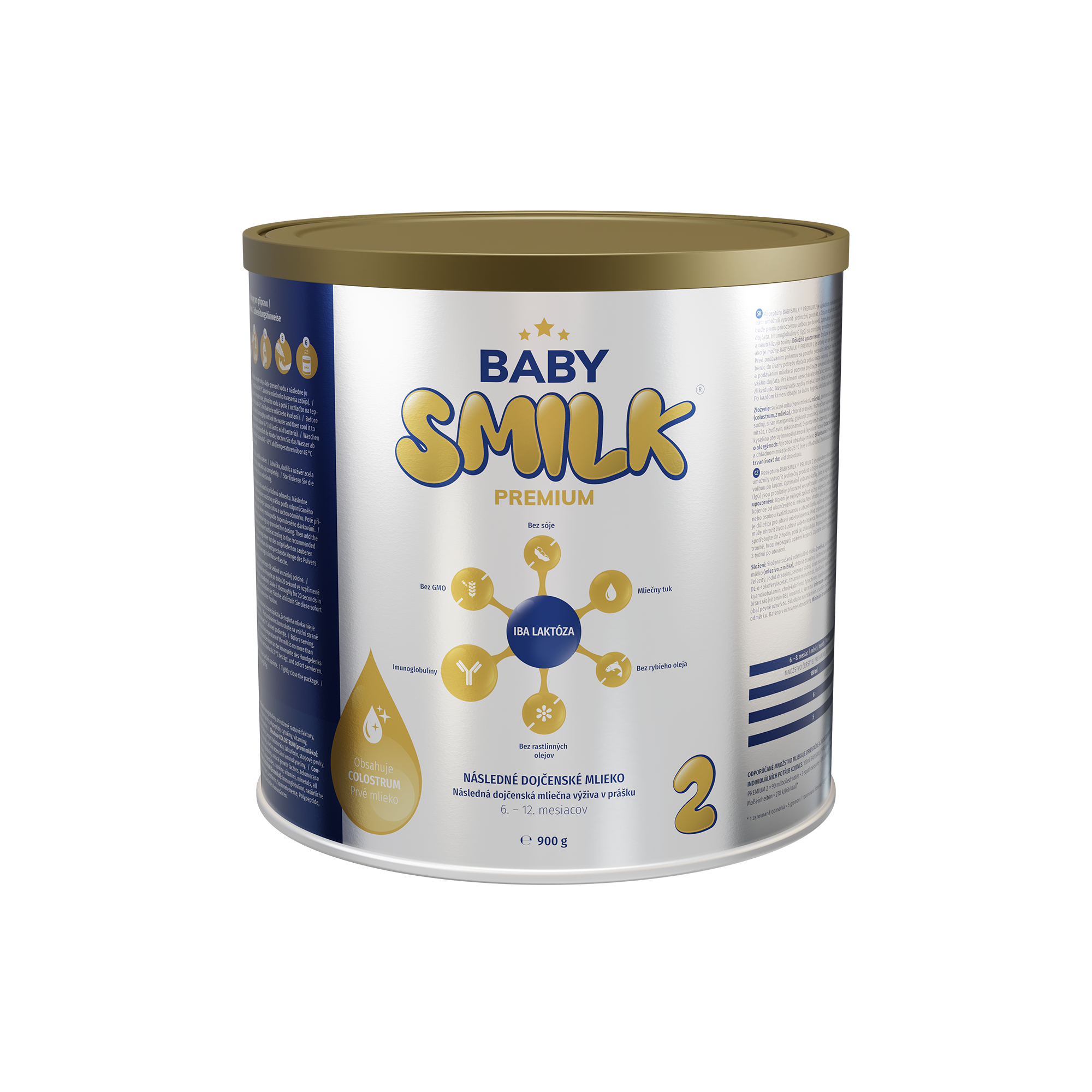 BABYSMILK Premium 2 — pokračovacie dojčenské mlieko